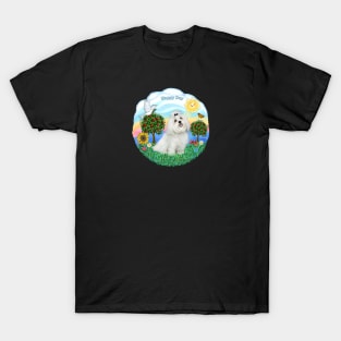 "Happy Day" Maltese Cutie in the Country T-Shirt